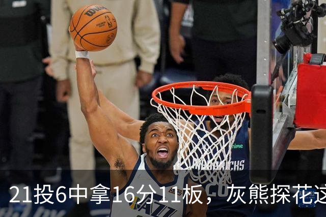 21投6中拿16分11板，灰熊探花这效率有点扎眼